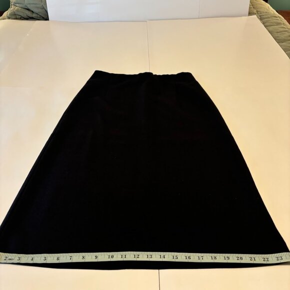 Ann Taylor Loft Midi Skirt Dark Gray Skirt Work Office Size 8 Size Medium - Picture 3 of 8